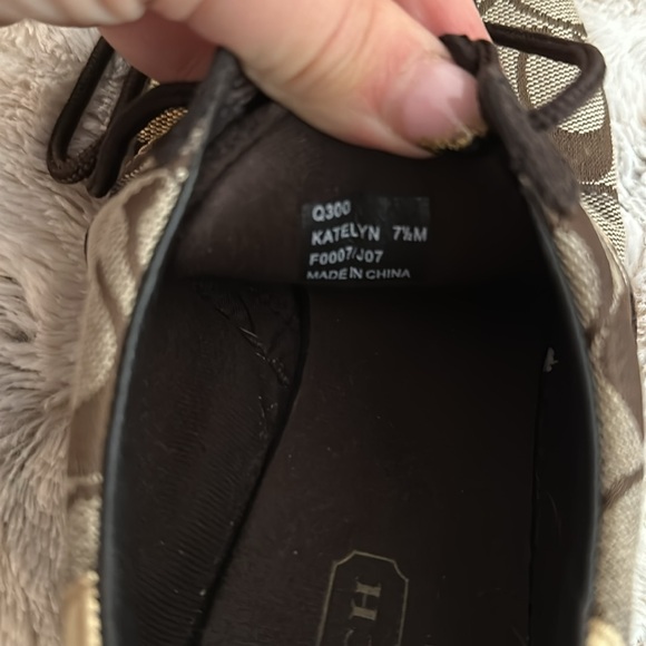 Coach sneakers Katelyn 7.5 brown - Picture 5 of 6